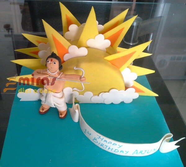 Birthday Cake Arjun Theme